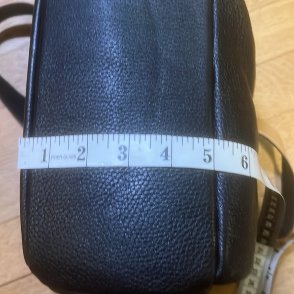 ROSSI Italian black leather hobo style shoulder handbag - Picture 15 of 16